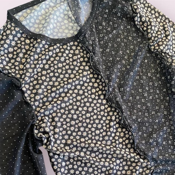 urban outfitters mesh long sleeve tee - Picture 2 of 2